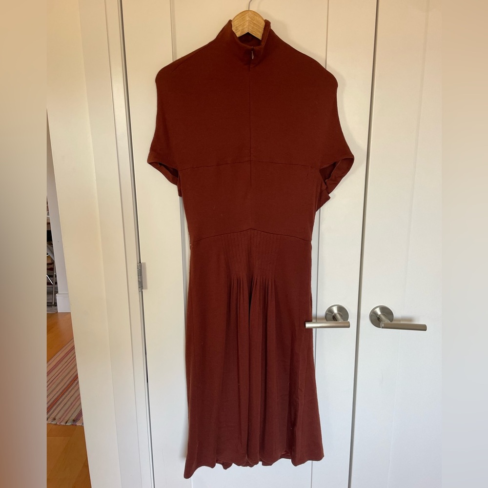 Akris Scuptural Wool Cashmere Dress